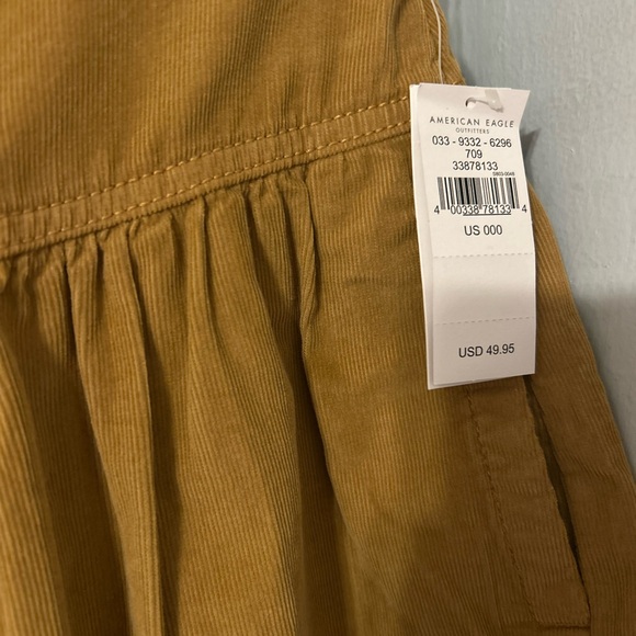 American Eagle Outfitters Button-Front Brown Skirt - Picture 2 of 3